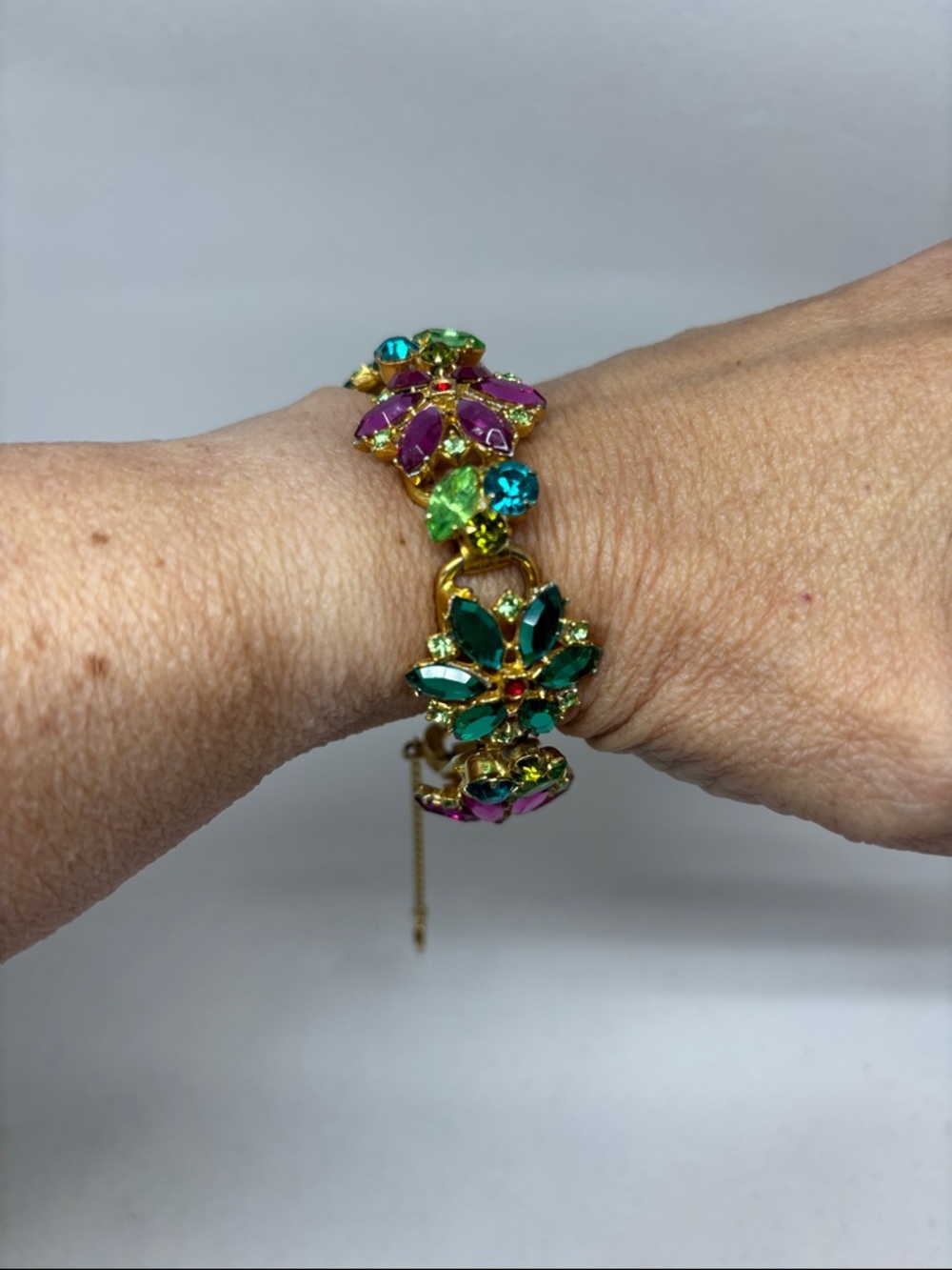 Gorgeous vintage D&E Juliana bracelet - Picture 9 of 16